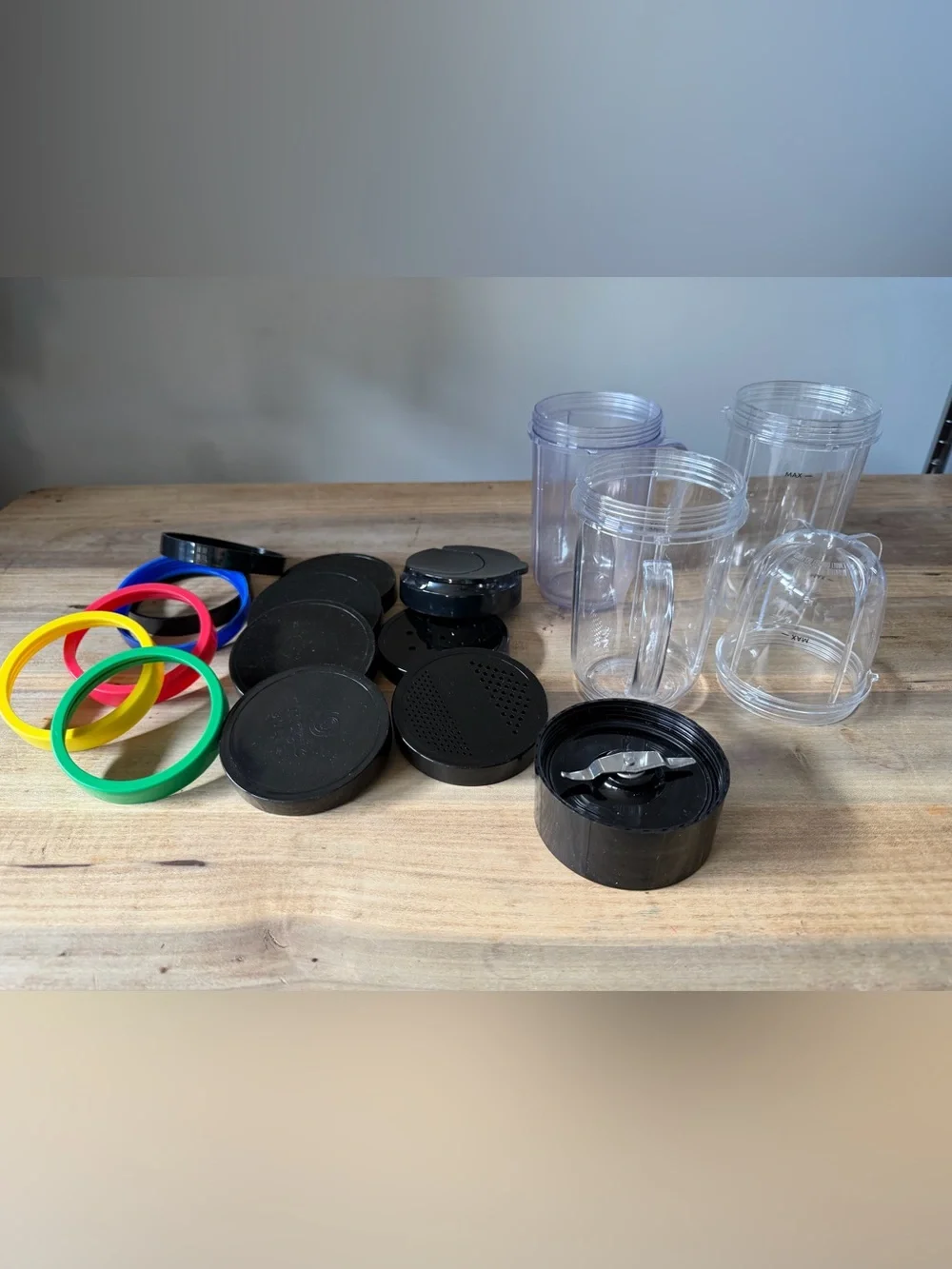 Magic Bullet Cups, Blade, Lids and Recipe Book